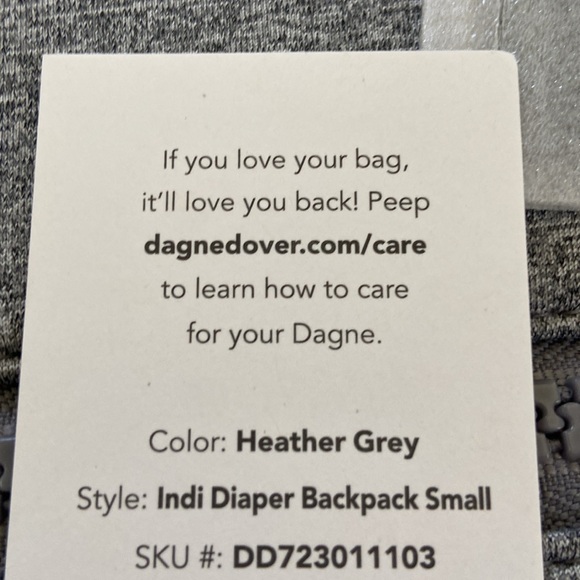 NWT Dagne Dover INDI NEOPRENE DIAPER BACKPACK - Picture 2 of 6